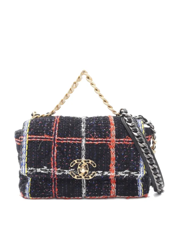 シャネル CHANEL 19 ツイードレザー ショルダーバッグ シャネルの新バッグ「CHANEL 19」から新作、レザーやツイード