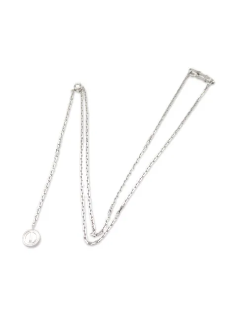 Cartier 2010s 18K white gold Love Pastille diamond necklace