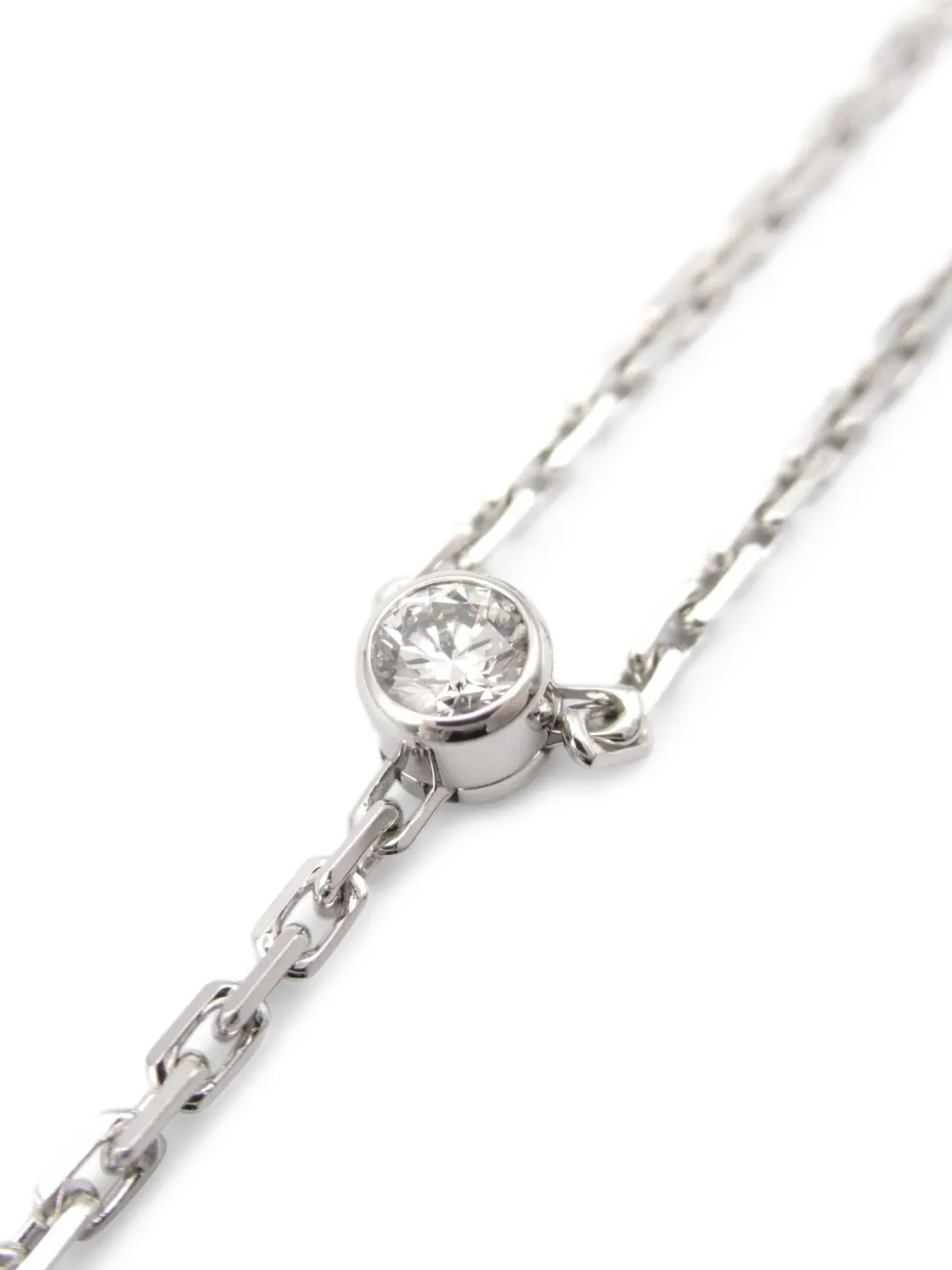 Cartier 2010s 18K white gold Love Pastille diamond necklace | Image 2