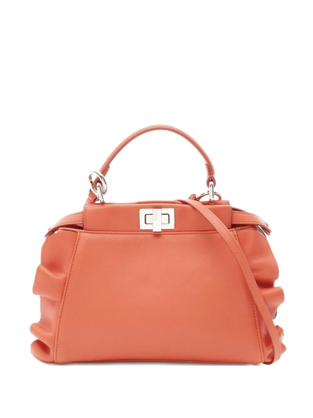 Fendi Pre-Owned 2010 mini Peekaboo handbag | Orange | Image 1
