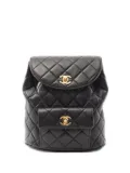 CHANEL Pre-Owned 2000s Duma lambskin backpack - Black