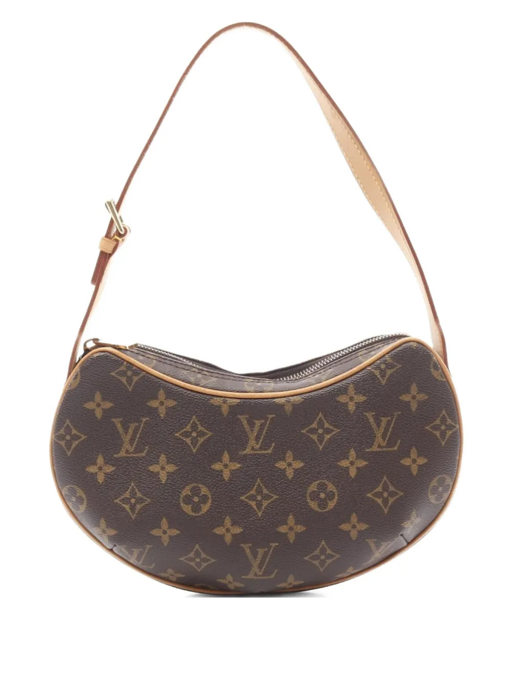 Pre-owned Louis Vuitton 2004 Croissant Shoulder Bag In Brown