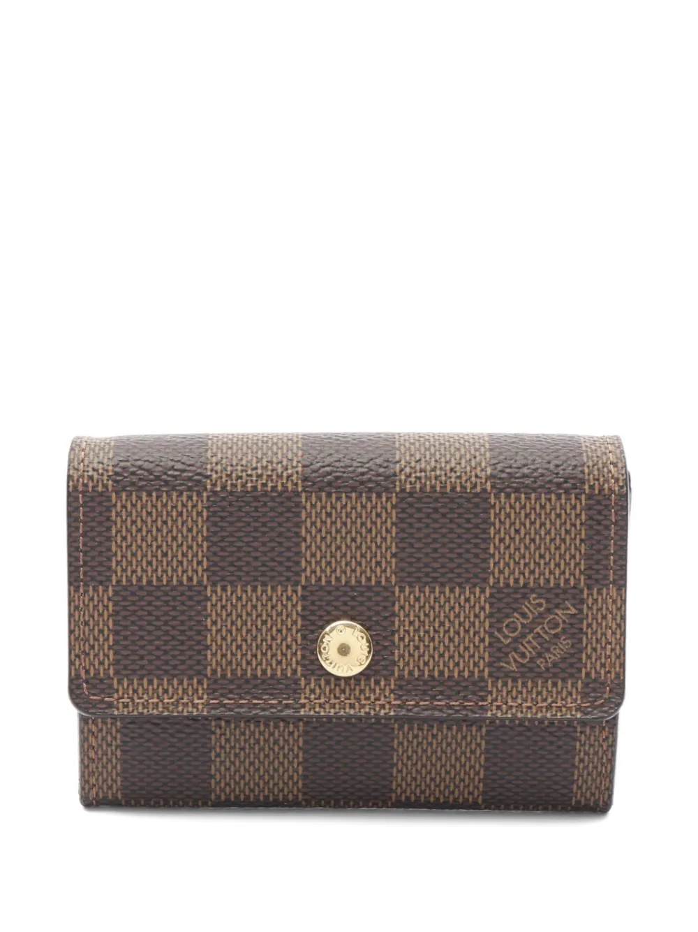 Louis Vuitton Pre-Owned 2007 ダミエ エベヌ コインケース - ブラウン Louis Vuitton Pre-Owned 2007 ダミエ エベヌ コインケース - ブラウン