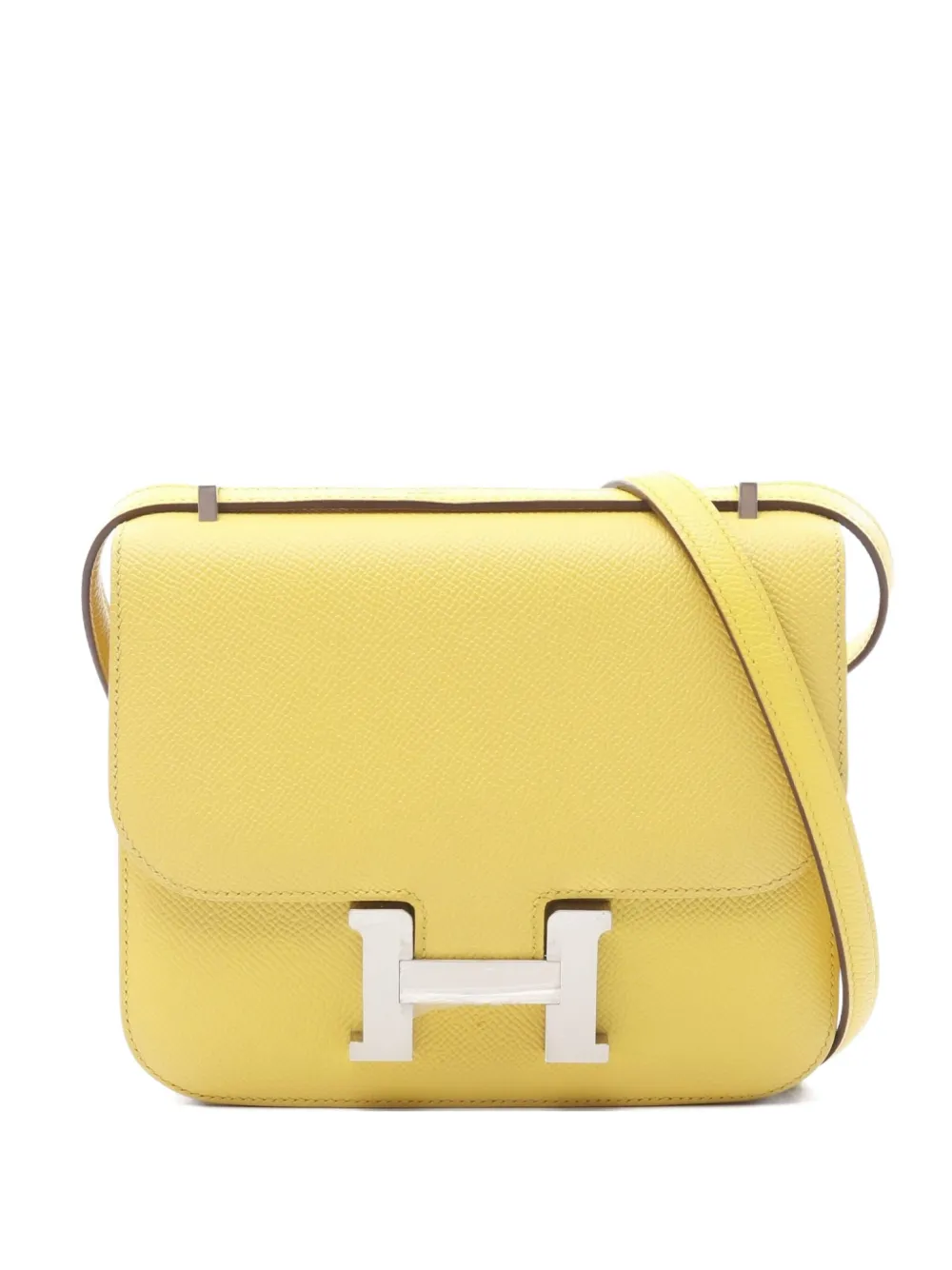 Hermès Pre-Owned 2023s コンスタンス ショルダーバッグ - イエロー Hermès Pre-Owned 2023s コンスタンス ショルダーバッグ - イエロー