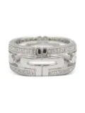 Bvlgari Pre-Owned 18K white gold Parenthood diamond ring - Silver