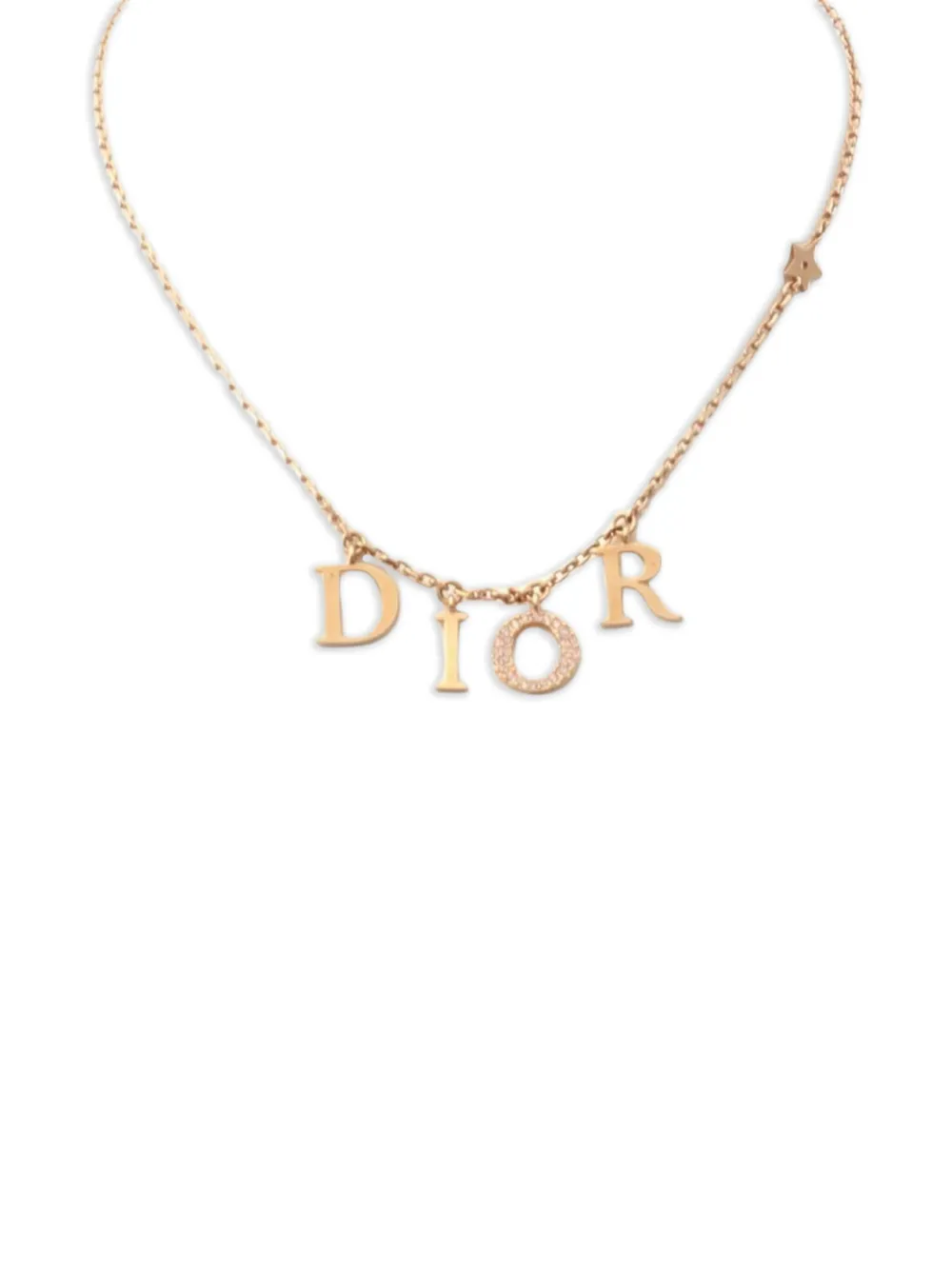 Christian Dior Pre-Owned 2010s Dio(r)evolution ネックレス - ゴールドトーン Christian Dior Pre-Owned 2010s Dio(r)evolution ネックレス - ゴールドトーン