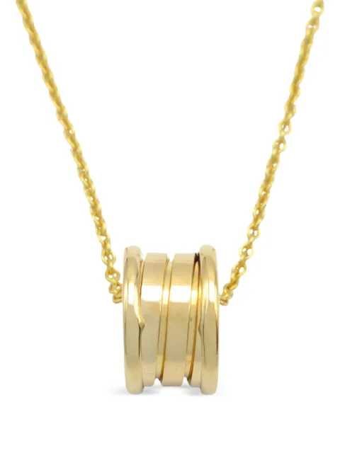 Bvlgari Pre-Owned 2010s 18K yellow gold B-zero1 necklace