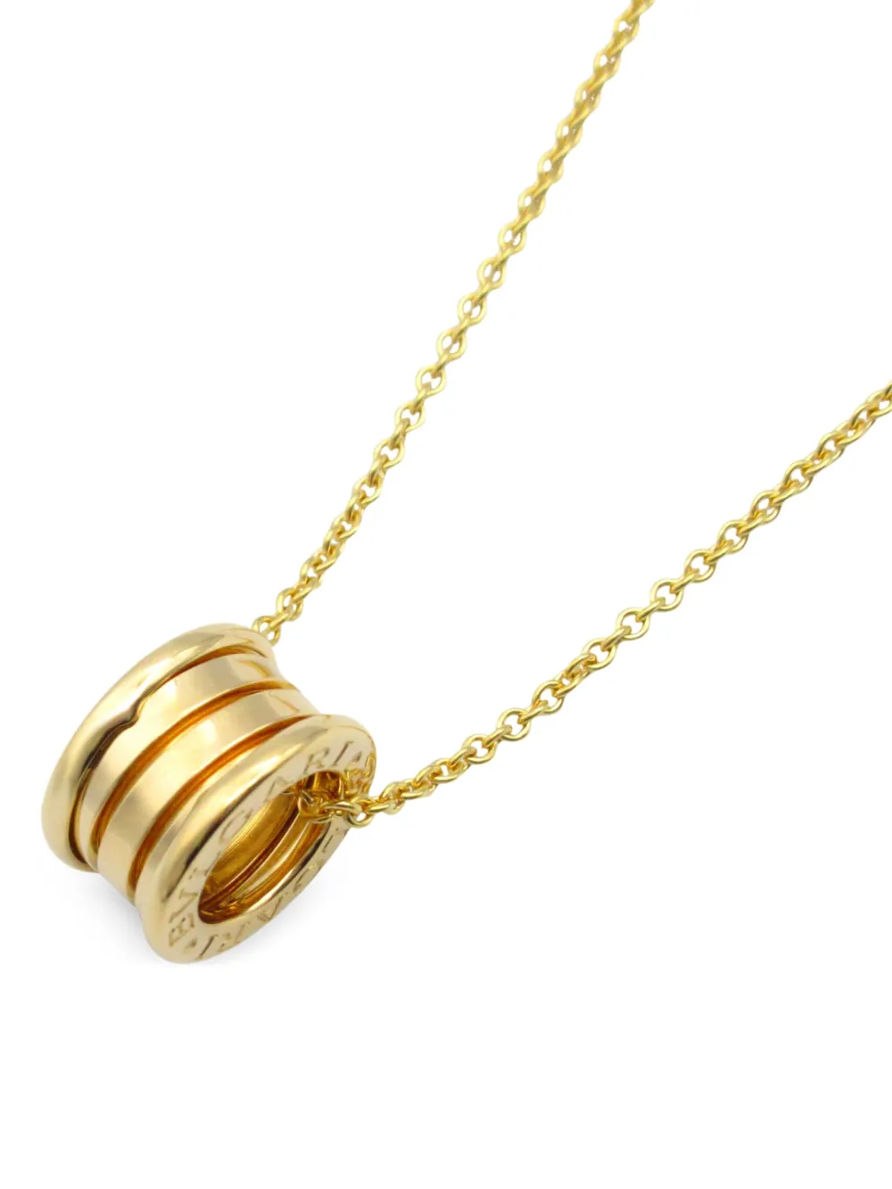 Bvlgari Pre-Owned 2010s 18K yellow gold B-zero1 necklace | Women | Image 2
