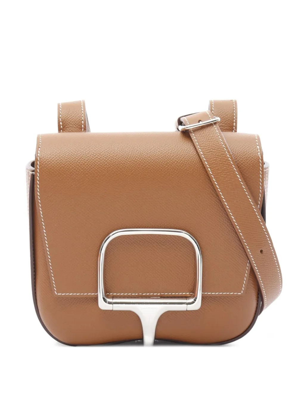 Hermès Pre-Owned 2021 デッラ カバレリア ショルダーバッグ ミニ - ブラウン Hermès Pre-Owned 2021 デッラ カバレリア ショルダーバッグ ミニ - ブラウン