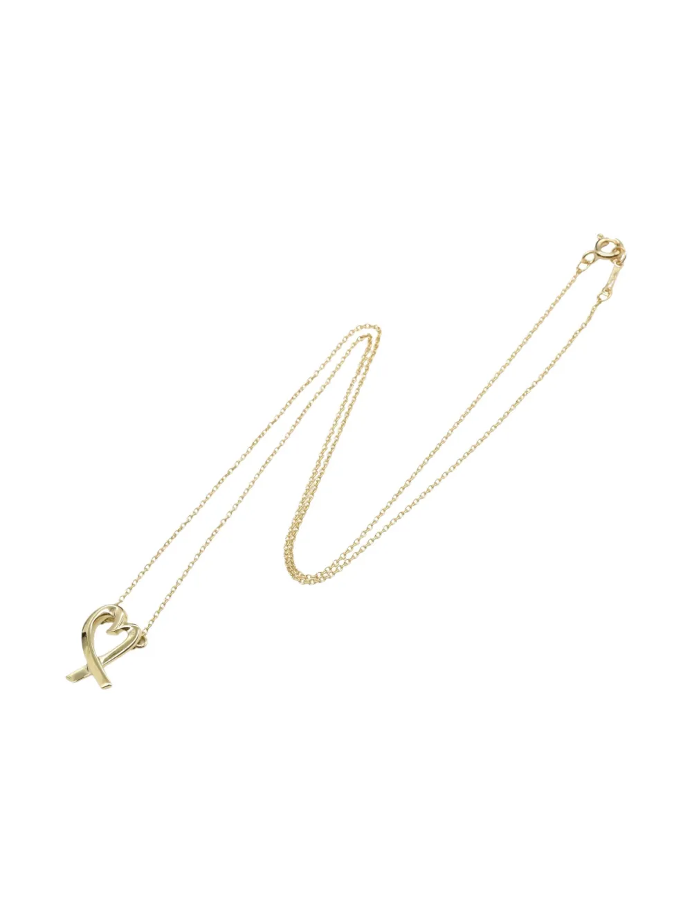 Tiffany & Co. Pre-Owned 2010 18kt yellow gold Loving Heart necklace | Image 2