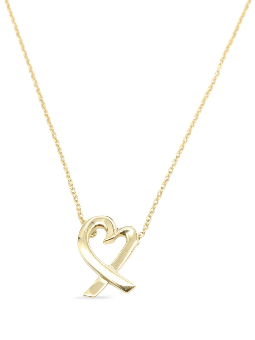 Tiffany & Co. Pre-Owned 2010 18kt yellow gold Loving Heart necklace | Gold | Image 1