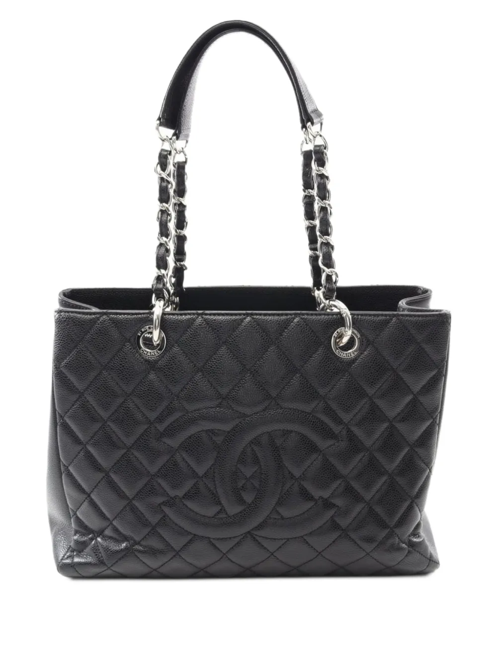 CHANEL Pre-Owned 2014s Grand Shopping tote bag - ブラック CHANEL Pre-Owned 2014s Grand Shopping tote bag - ブラック