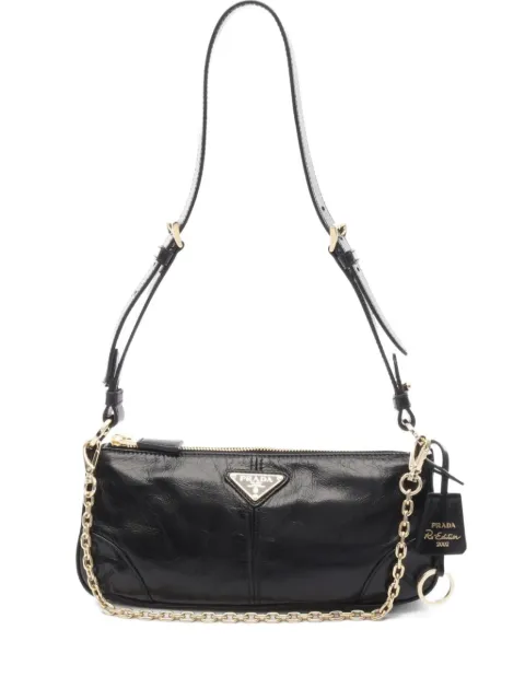 Prada Pre-Owned 2020s Re-Edition 2002 leather bag