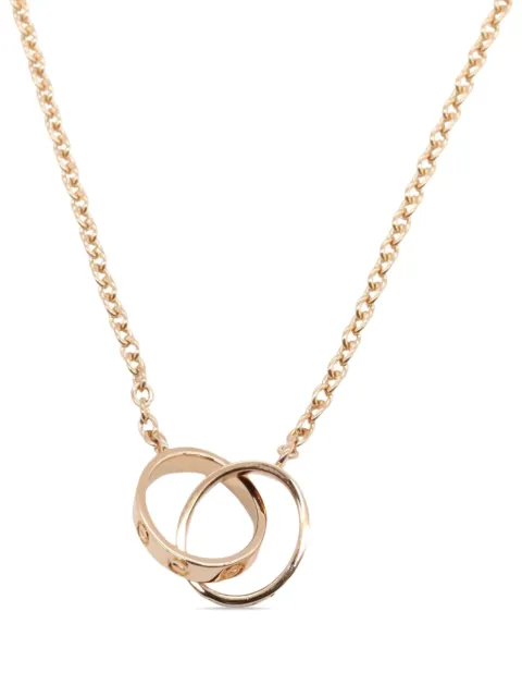 Cartier 2010s 18K rose gold Baby Love necklace