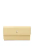 CHANEL Pre-Owned 2021-2022 Camellia wallet - Neutrals