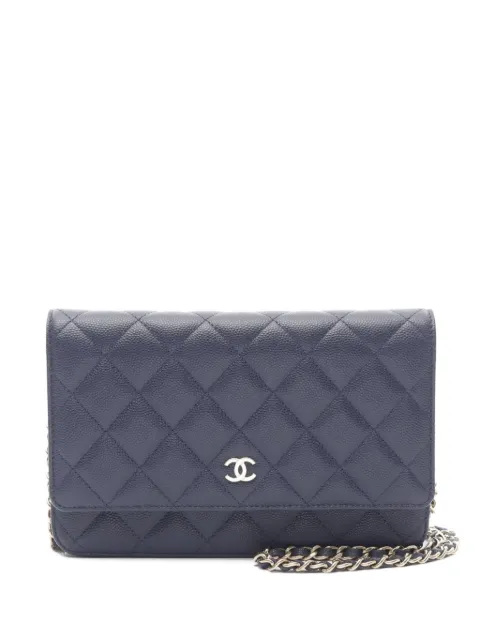 CHANEL Pre-Owned стеганая сумка с цепочкой (2021 год)