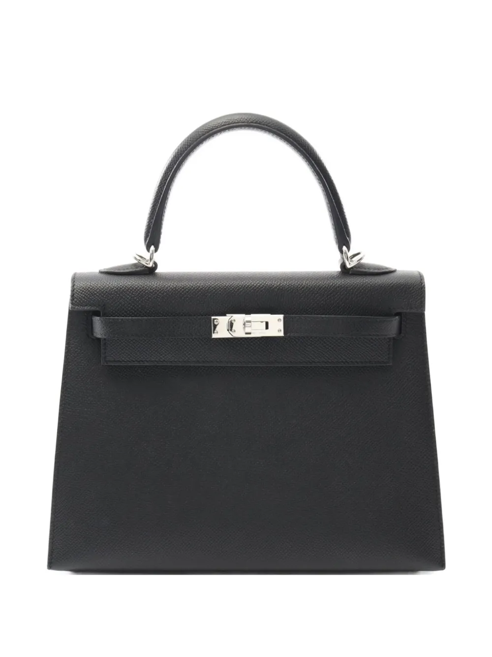 Hermès Pre-Owned 2022 エプソン ケリー 25 2way ハンドバッグ - ブラック Hermès Pre-Owned 2022 エプソン ケリー 25 2way ハンドバッグ - ブラック
