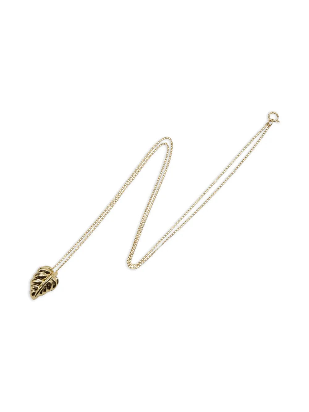 Tiffany & Co. Pre-Owned 2010s 18K yellow gold leaf necklace | Image 2