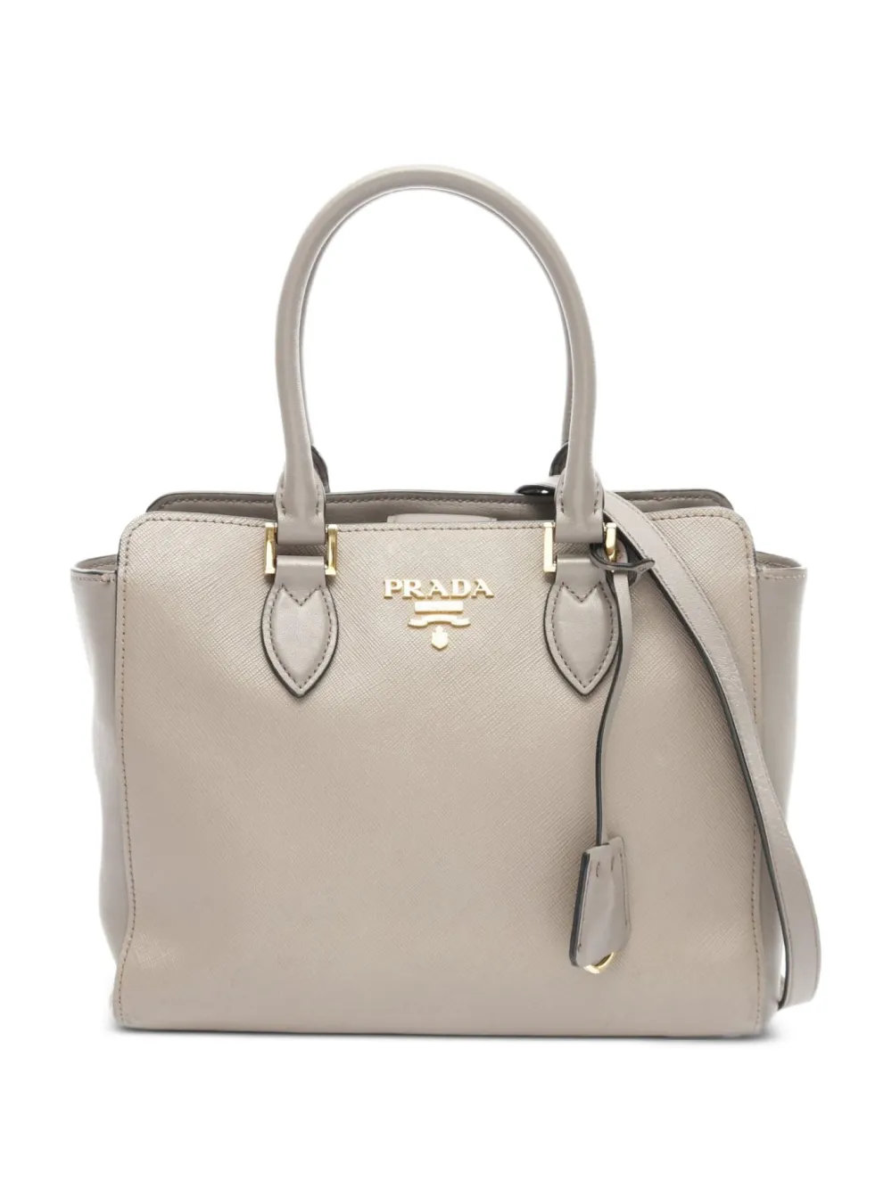 Prada Pre-Owned 2000s Saffiano-leather tote bag | Grey | Image 1