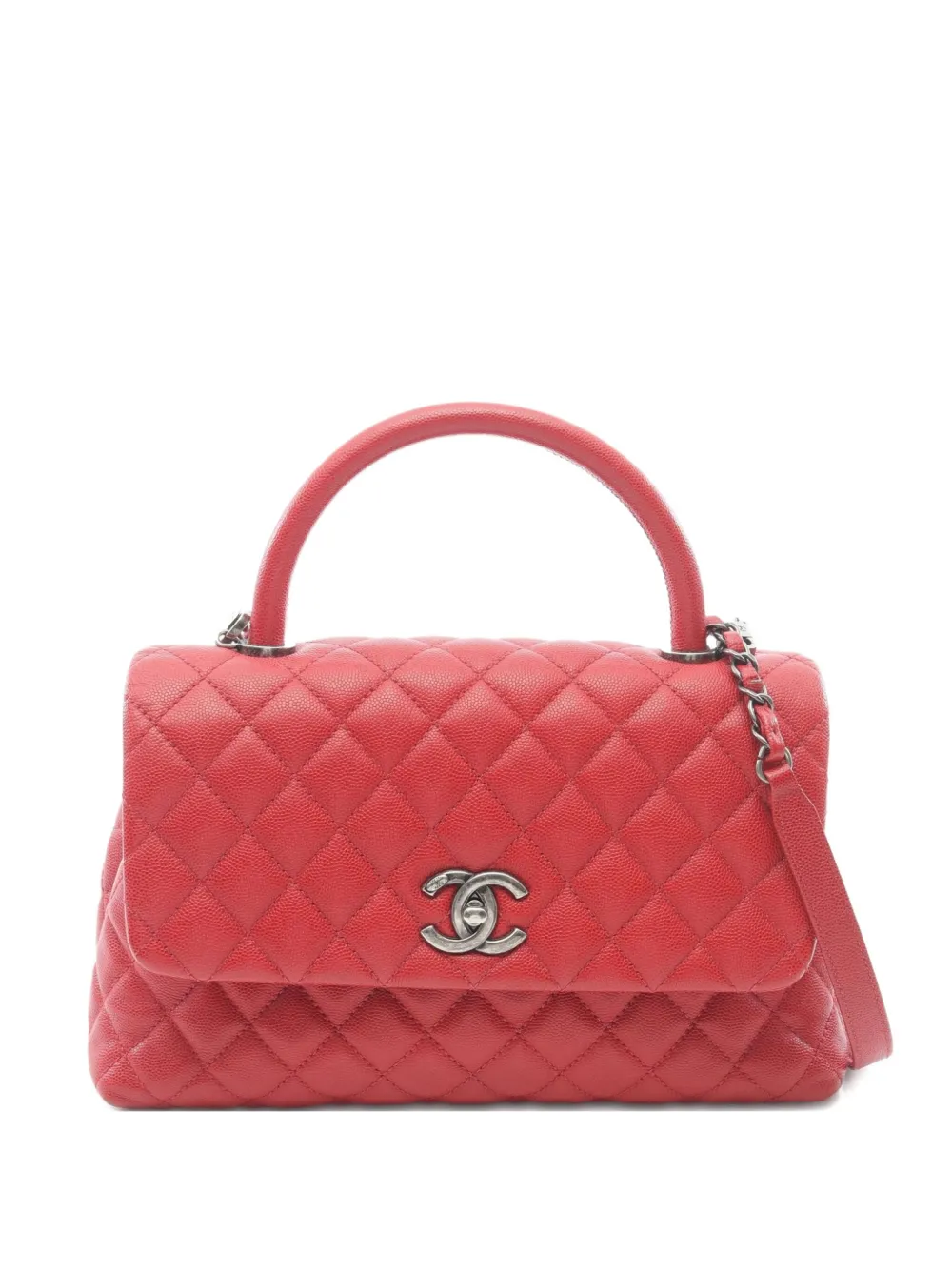 CHANEL Pre-Owned 2016 ココ ハンドル ハンドバッグ - レッド CHANEL Pre-Owned 2016 ココ ハンドル ハンドバッグ - レッド