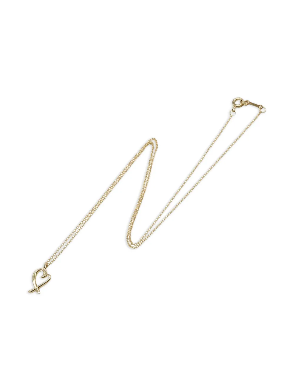 Tiffany & Co. Pre-Owned 2010s 18K yellow gold heart necklace | Image 2