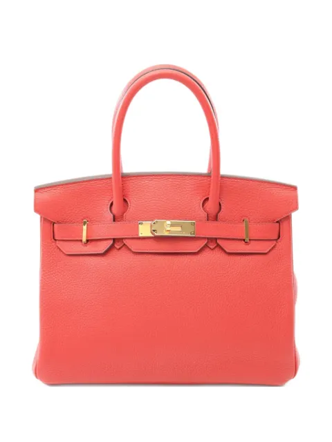 Hermès Pre-Owned 2019 Togo Birkin Handtasche 30cm