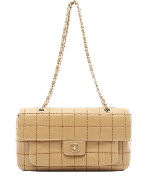 CHANEL Pre-Owned 2002-2003 Chocolate Bar small shoulder bag