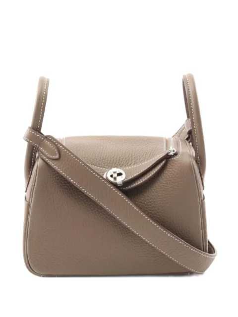 Hermès Pre-Owned 2024 Lindy Clemence Pre-Owned shoulder mini bag