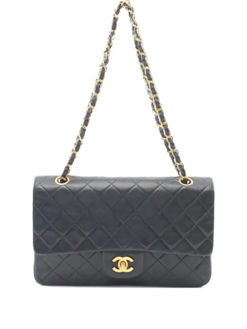 CHANEL Pre-Owned 1991-1994 small Pre-Owned matelasse W flap W chain shoulder bag 