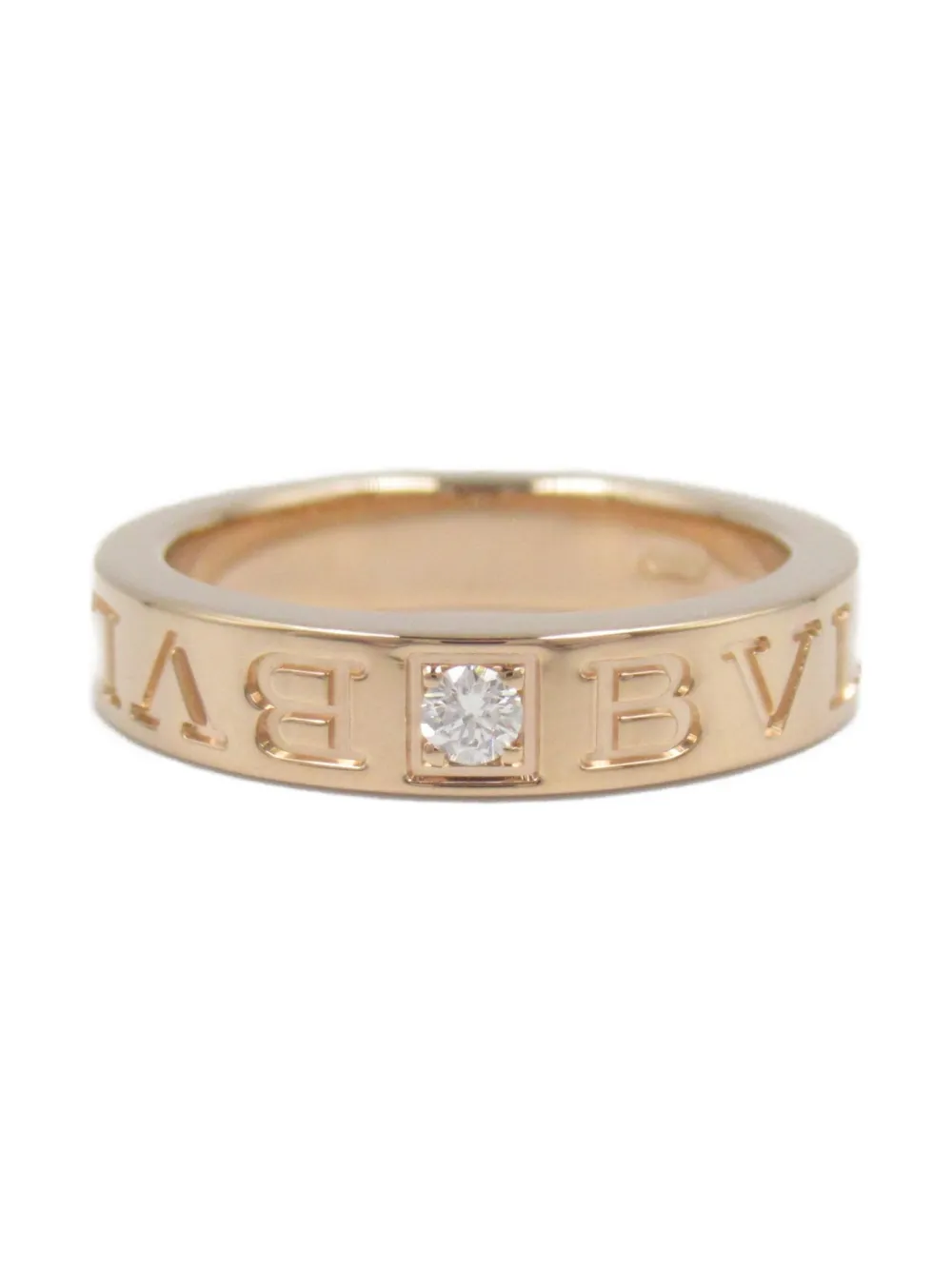 Bvlgari Pre-Owned 2010s 18K rose gold B.zero1 diamond ring | Gold | Image 1