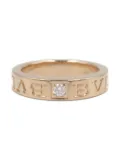 Bvlgari Pre-Owned 2010s 18K rose gold B.zero1 diamond ring