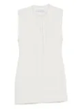 IRO tweed sleeveless mini dress - White