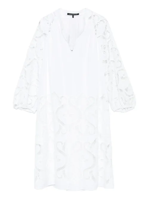 Robe courte à manches bouffantes - Luisa Cerano - Modalova