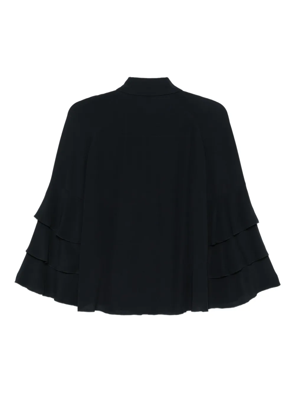 Luisa Cerano Blouse met gelaagde mouwen Blauw