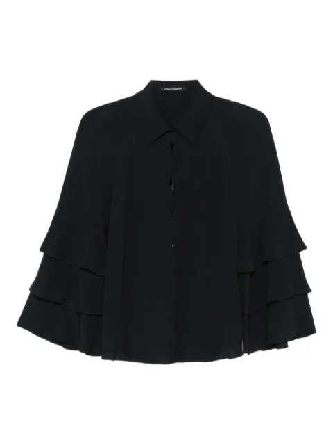 Luisa Cerano tiered-sleeve blouse