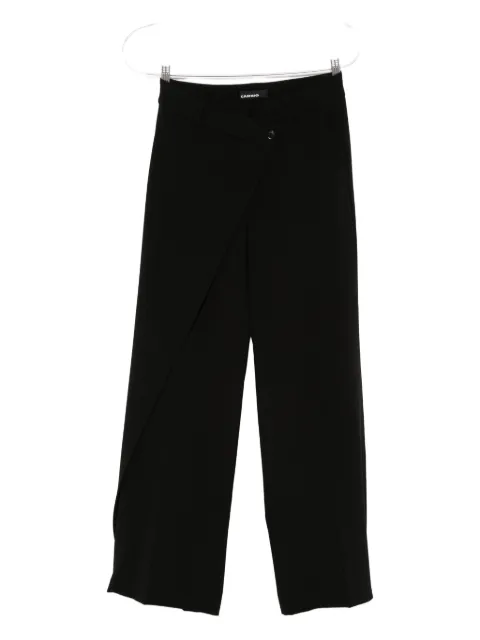 Cambio wrap-front trousers