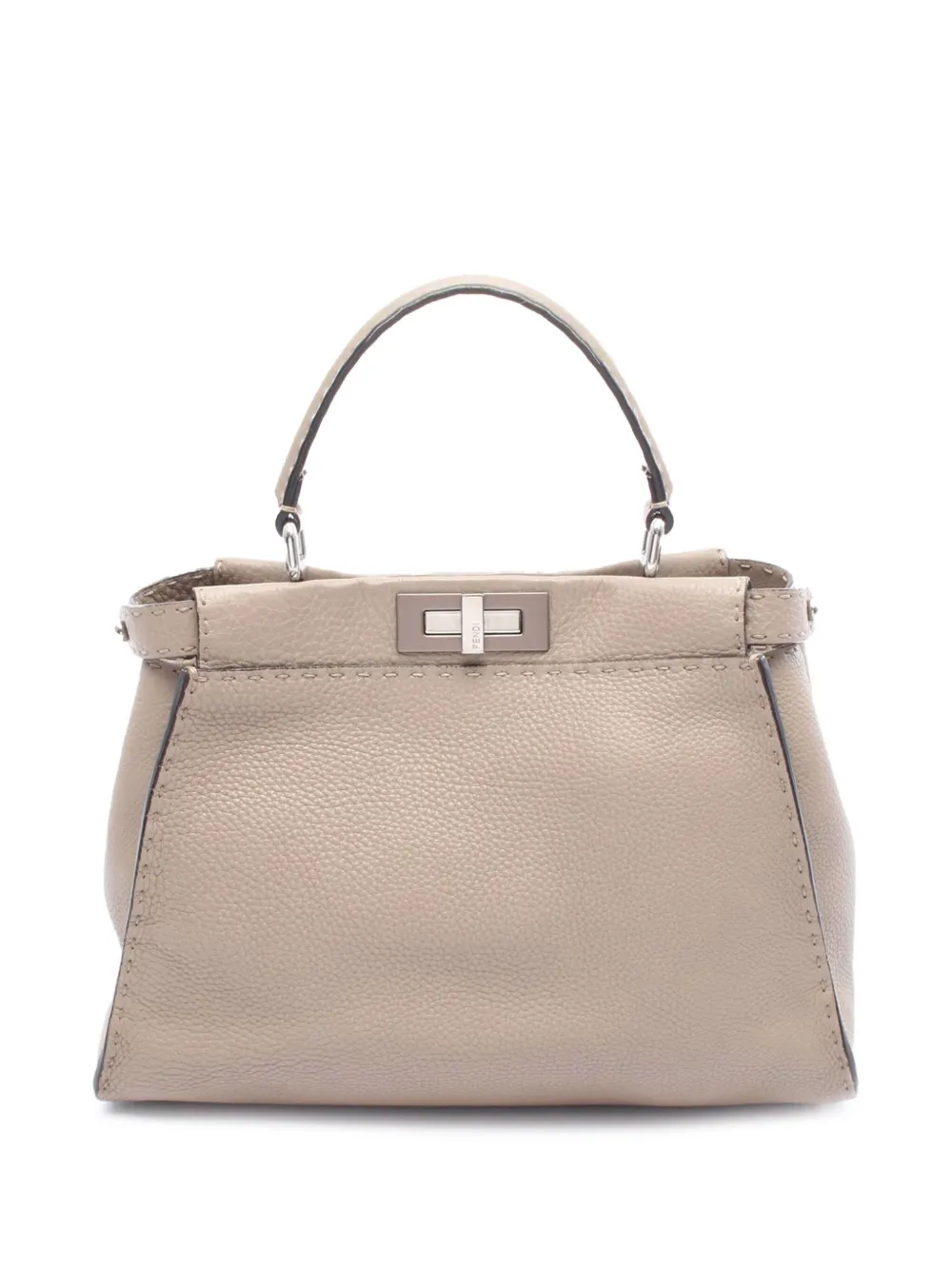 Fendi Pre-Owned 2000-2010 Medium Leather Selleria Peekaboo Iconic satchel | Brown | Image 1