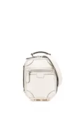 Fendi Pre-Owned 2010-2025 Mini Vitello Astro Rubber Effect Trolley satchel - White