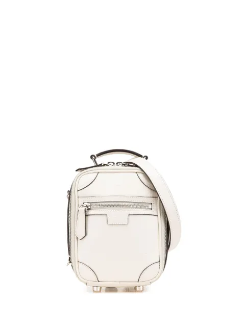 Fendi Pre-Owned 2010-2025 Mini Vitello Astro Rubber Effect Trolley satchel