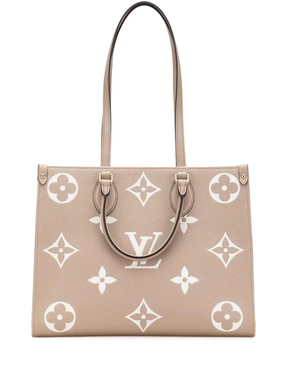 Louis Vuitton Pre-Owned 2021-2025 Bicolor Monogram Empreinte Giant Onthego MM satchel | Brown | Image 1