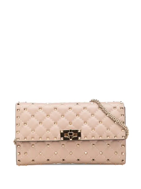 Valentino Garavani Pre-Owned 2000-2017 Nappa Rockstud Spike Wallet On Chain crossbody bag