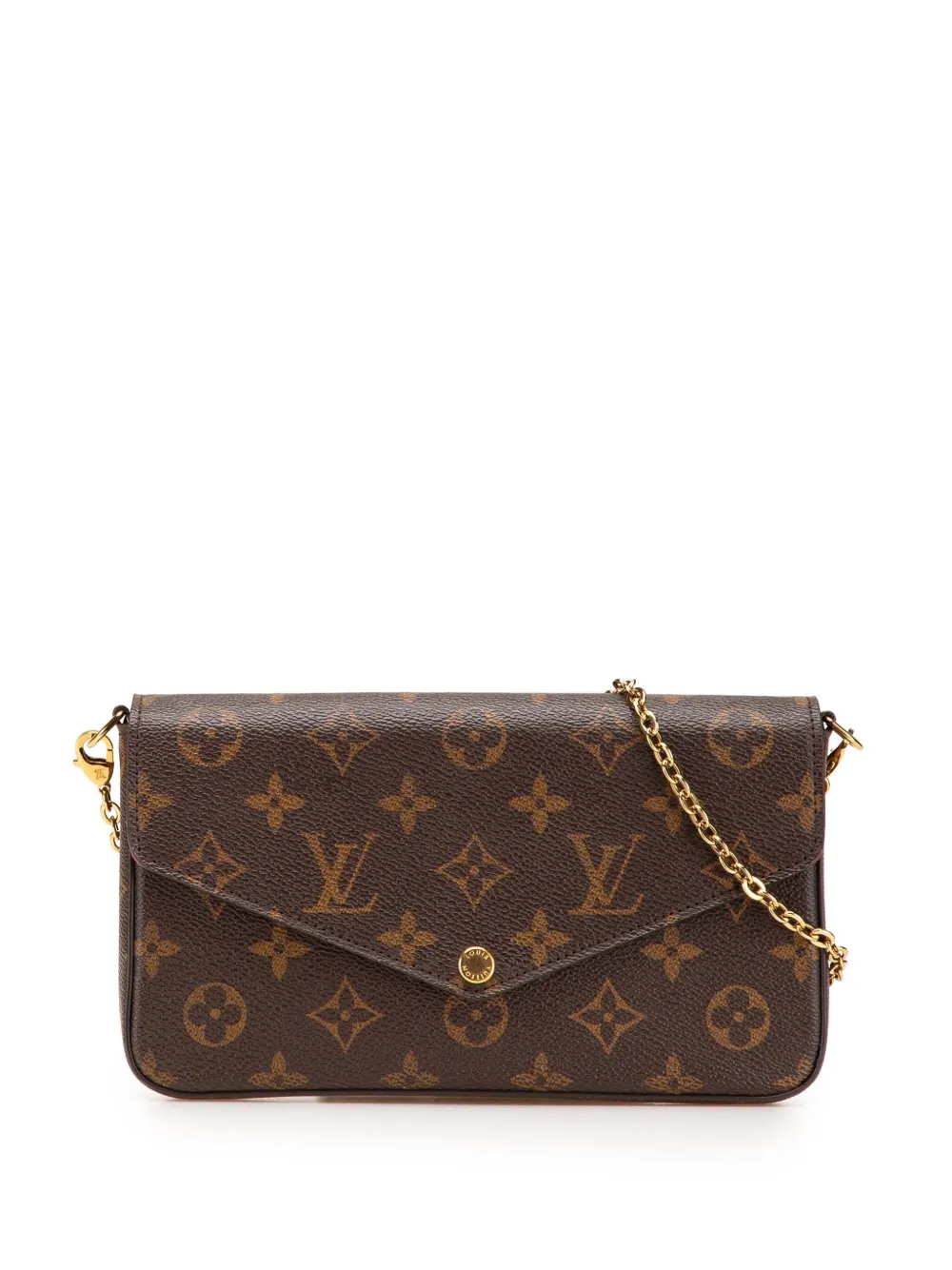 Pre-owned Louis Vuitton 2016 Monogram Pochette Felicie Crossbody Bag