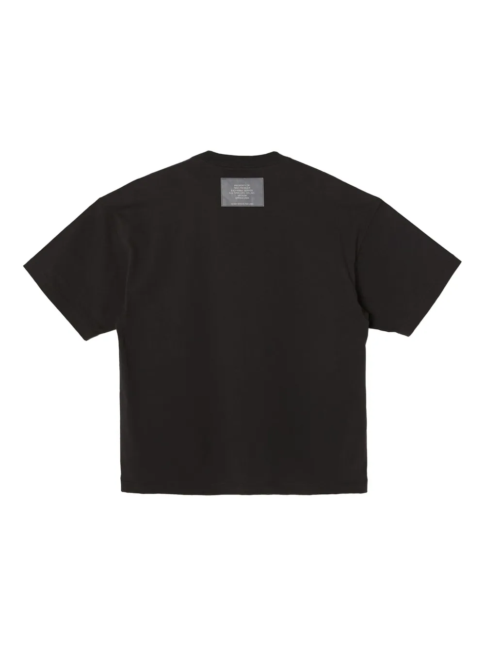 N.HOOLYWOOD T-shirt met labeldetail en korte mouwen - Grijs