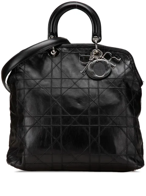 Christian Dior Pre-Owned شنطة 'بولوشون غرانفيل' جلد كبيرة بحمالة كتف 2011