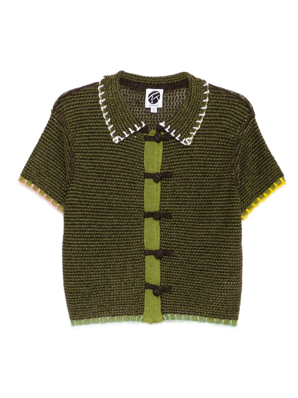 YANYAN KNITS Netty shirt | Green | Image 1