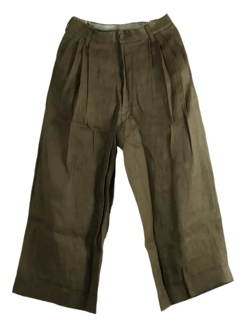 Ziggy Chen pleat-detail linen trousers