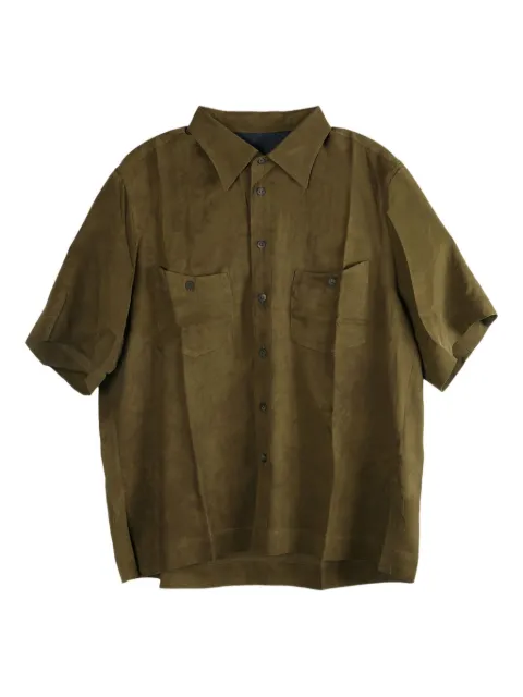 Ziggy Chen double-pocket short-sleeves shirt