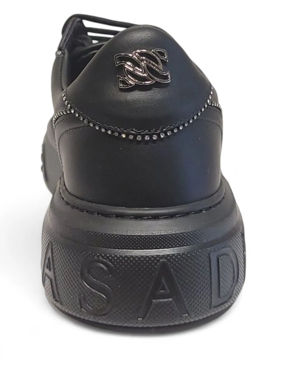 Casadei Off Road chain-embossed sneakers 9000 BLACK