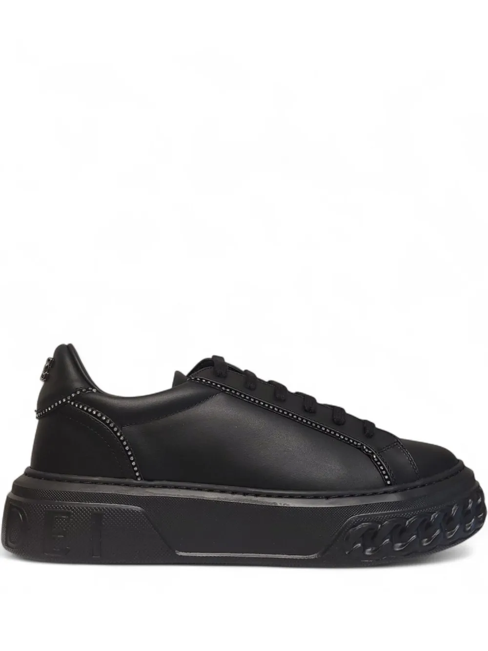 Casadei Off Road chain-embossed sneakers 9000 BLACK