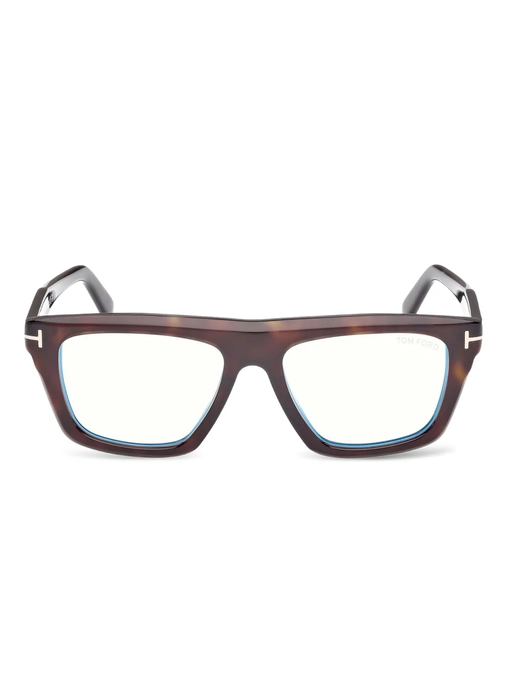 TOM FORD Eyewear スクエア眼鏡フレーム - ブラウン TOM FORD Eyewear スクエア眼鏡フレーム - ブラウン